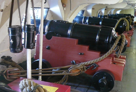 USS Constitution Gun Deck
