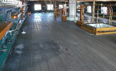 USS Constitution Q-deck