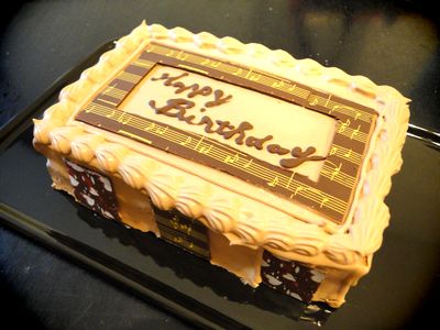 嫁の誕生日ケーキ