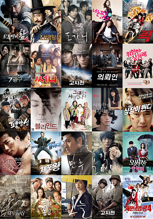 バンビのひとりごと ２０１１年韓国映画観客動員数ランキング ３位です