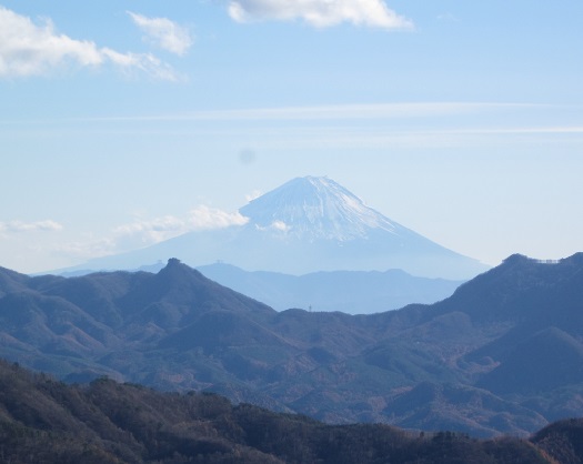 飯盛山から見た富士山２