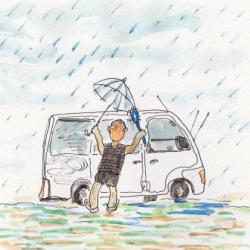雨の日の洗車