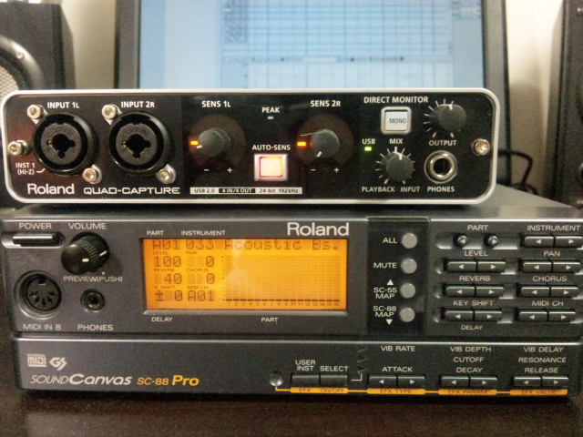 愛用   ハチプロ SC-88Pro Roland DTM/DAW