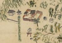 調月村上野村絵図(部分２)