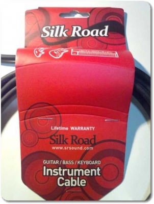 Silk Road LG104-3 BK ギターケーブル 3メートル2