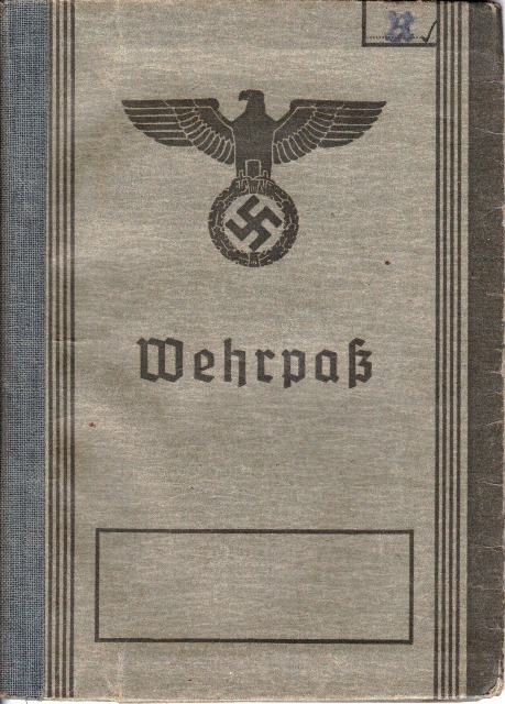 先着一名、ドイツ国防軍戦時の兵士軍隊手帳　貴重AR296