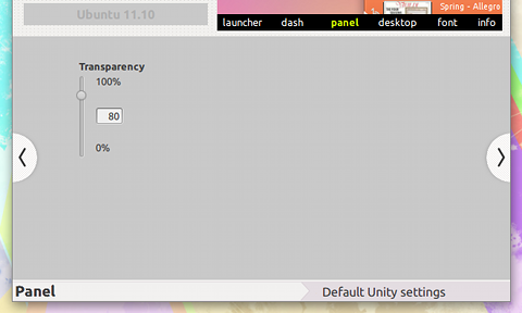 MyUnity Ubuntu Unity パネルのカスタマイズ